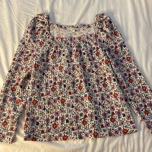 Loft floral top